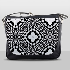 Tile Repeating Pattern Texture Messenger Bag by Ndabl3x