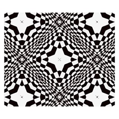 Tile Repeating Pattern Texture Two Sides Premium Plush Fleece Blanket (small) by Ndabl3x