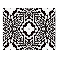 Tile Repeating Pattern Texture Two Sides Premium Plush Fleece Blanket (large) by Ndabl3x