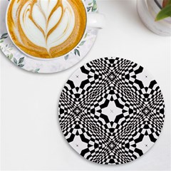 Tile Repeating Pattern Texture Uv Print Round Tile Coaster by Ndabl3x