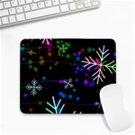 Snowflakes Snow Winter Christmas Small Mousepad Front