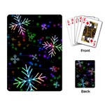 Snowflakes Snow Winter Christmas Playing Cards Single Design (Rectangle) Back