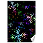 Snowflakes Snow Winter Christmas Canvas 24  x 36  23.35 x34.74  Canvas - 1