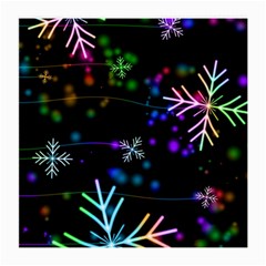 Snowflakes Snow Winter Christmas Medium Glasses Cloth by Ndabl3x