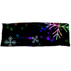 Snowflakes Snow Winter Christmas Body Pillow Case (dakimakura) by Ndabl3x