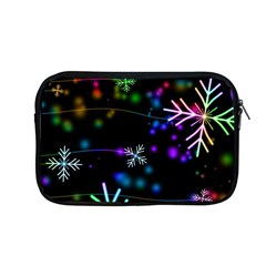 Snowflakes Snow Winter Christmas Apple Macbook Pro 13  Zipper Case by Ndabl3x