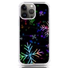 Snowflakes Snow Winter Christmas Iphone 13 Pro Max Tpu Uv Print Case by Ndabl3x