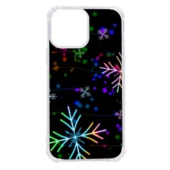 Snowflakes Snow Winter Christmas Iphone 13 Pro Max Tpu Uv Print Case by Ndabl3x