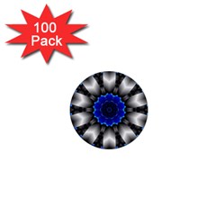 Kaleidoscope Abstract Round 1  Mini Buttons (100 Pack)  by Ndabl3x