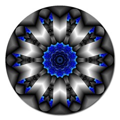 Kaleidoscope Abstract Round Magnet 5  (round) by Ndabl3x