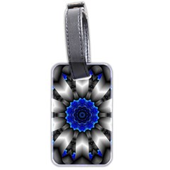 Kaleidoscope Abstract Round Luggage Tag (two Sides) by Ndabl3x