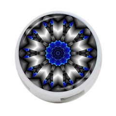 Kaleidoscope Abstract Round 4-port Usb Hub (one Side) by Ndabl3x