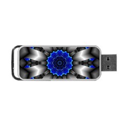 Kaleidoscope Abstract Round Portable Usb Flash (one Side) by Ndabl3x