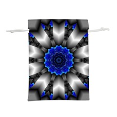 Kaleidoscope Abstract Round Lightweight Drawstring Pouch (m) by Ndabl3x