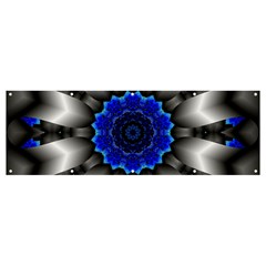 Kaleidoscope Abstract Round Banner And Sign 12  X 4  by Ndabl3x