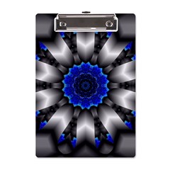 Kaleidoscope Abstract Round A5 Acrylic Clipboard by Ndabl3x