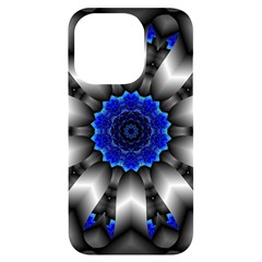 Kaleidoscope Abstract Round Iphone 14 Pro Black Uv Print Case by Ndabl3x