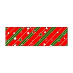 Christmas Paper Star Texture Sticker (Bumper) Front