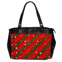 Christmas Paper Star Texture Oversize Office Handbag