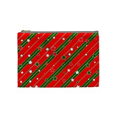 Christmas Paper Star Texture Cosmetic Bag (medium)