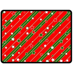 Christmas Paper Star Texture Two Sides Fleece Blanket (large) by Ndabl3x