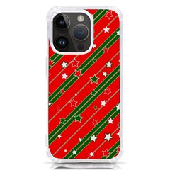 Christmas Paper Star Texture Iphone 14 Pro Tpu Uv Print Case by Ndabl3x