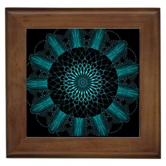 Ornament District Turquoise Framed Tile by Ndabl3x