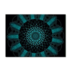 Ornament District Turquoise Sticker A4 (10 Pack) by Ndabl3x