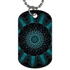 Ornament District Turquoise Dog Tag (two Sides) by Ndabl3x