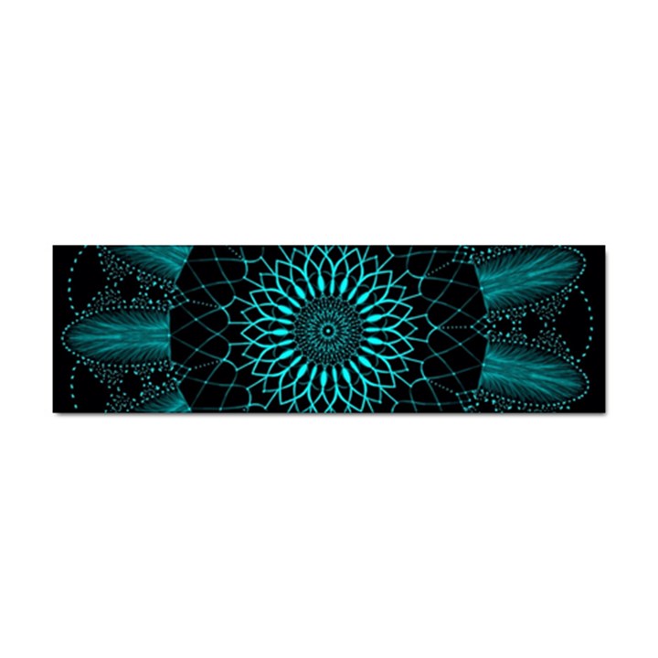 Ornament District Turquoise Sticker (Bumper)