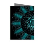 Ornament District Turquoise Mini Greeting Card Right