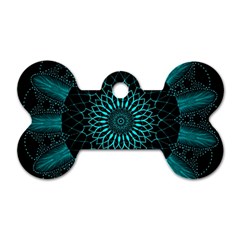 Ornament District Turquoise Dog Tag Bone (two Sides) by Ndabl3x