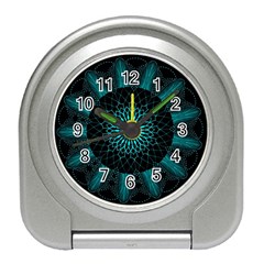 Ornament District Turquoise Travel Alarm Clock