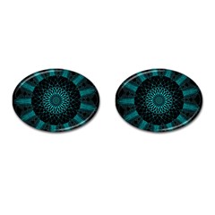 Ornament District Turquoise Cufflinks (oval)