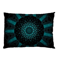 Ornament District Turquoise Pillow Case by Ndabl3x