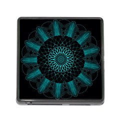 Ornament District Turquoise Memory Card Reader (square 5 Slot) by Ndabl3x