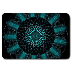 Ornament District Turquoise Large Doormat