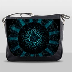 Ornament District Turquoise Messenger Bag