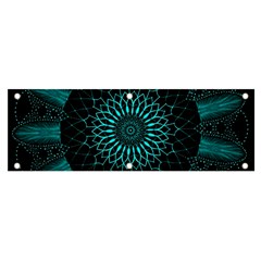 Ornament District Turquoise Banner And Sign 6  X 2 