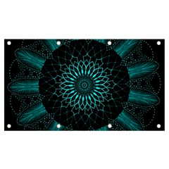 Ornament District Turquoise Banner And Sign 7  X 4  by Ndabl3x