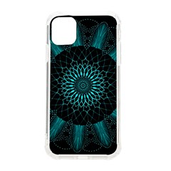 Ornament District Turquoise Iphone 11 Tpu Uv Print Case by Ndabl3x