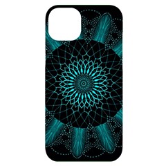 Ornament District Turquoise Iphone 14 Plus Black Uv Print Case by Ndabl3x