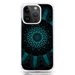 Ornament District Turquoise Iphone 14 Pro Tpu Uv Print Case by Ndabl3x