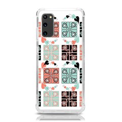 Mint Black Coral Heart Paisley Samsung Galaxy S20 6 2 Inch Tpu Uv Case by Ndabl3x