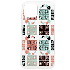 Mint Black Coral Heart Paisley Iphone 12 Pro Max Tpu Uv Print Case by Ndabl3x