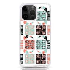 Mint Black Coral Heart Paisley Iphone 14 Pro Max Tpu Uv Print Case by Ndabl3x