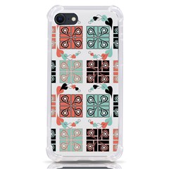 Mint Black Coral Heart Paisley Iphone Se by Ndabl3x