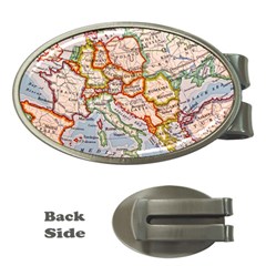 Map Europe Globe Countries States Money Clips (oval)  by Ndabl3x