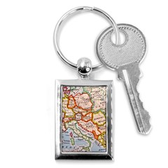 Map Europe Globe Countries States Key Chain (rectangle) by Ndabl3x