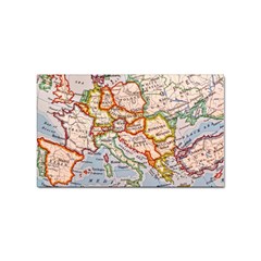 Map Europe Globe Countries States Sticker Rectangular (10 Pack) by Ndabl3x